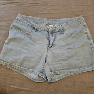 Faded Glory Size 12 Denim Shorts